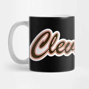 Football Fan of Cleveland Mug